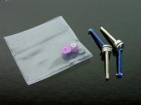 Losi Micro-T/DT (1/36) - Blue Aluminum CVD with Steel Axle