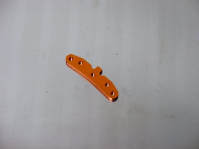 HPI 101219  - Bullet Flux ST/MT Rear Lower Arm Brace Orange - Hot Bodies HBC-66552