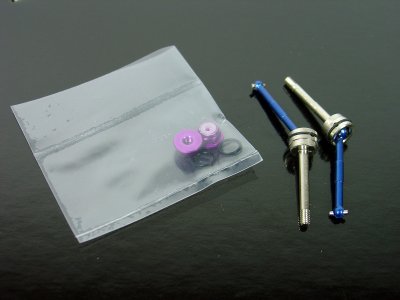 Losi Micro-T/DT (1/36) - Blue Aluminum CVD with Steel Axle