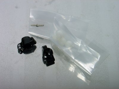 Losi Micro-T/DT (1/36) - Aluminium Alloy Rear Knuckle Arms (Black)