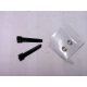 Losi Micro-T/DT (1/36) - Aluminium Alloy Threaded Rear Wheels Drive Shafts (Black)