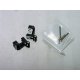 Losi Micro-T/DT (1/36) - Aluminium Front C-Hub (Black)
