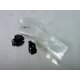 Losi Micro-T/DT (1/36) - Aluminium Alloy Rear Knuckle Arms (Black)