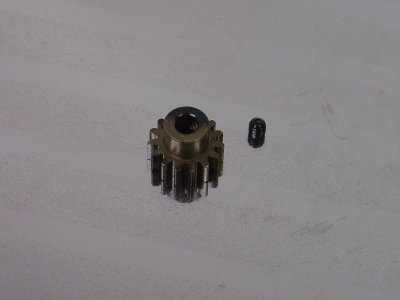 14T / mod1 / 5mm Bore Pinion - Novak/Robitronic Steel Pinion Gear