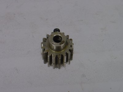 17T / mod1 / 5mm Bore Pinion - Novak/Robitronic Steel Pinion Gear