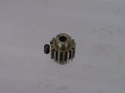 16T / mod1 / 5mm Bore Pinion - Novak/Robitronic Steel Pinion Gear