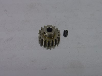 18T / mod1 / 5mm Bore Pinion - Novak/Robitronic Steel Pinion Gear