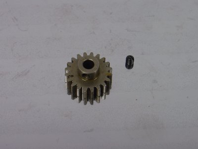20T / mod1 / 5mm Bore Pinion - Novak/Robitronic Steel Pinion Gear