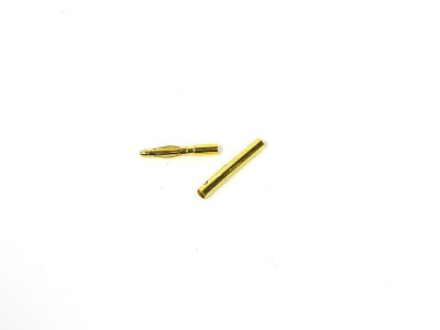 2mm Gold Connectors Pair