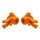 Traxxas Orange Steering Blocks - 10736-ORNG