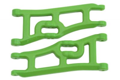 RPM Green Wide Front A-arms Rustler & Stampede 2wd - 70664