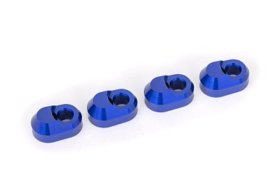 Traxxas Blue Aluminum Suspension Pin Retainers 4 Pcs - 7743-BLUE