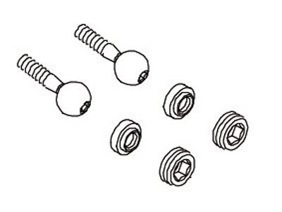 Ansmann Racing 4150-0009 - Ball Screw Set For Virus 2/3 And Terrier