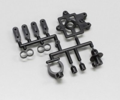 Kyosho IF453 - Inferno MP9 Fuel Line, Servo, Fuel Filter and Front Body Mount Set