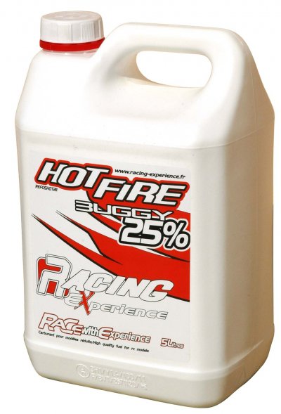 Racing Experience Hot Fire EURO 25% Nitro Off Road Fuel - 5L