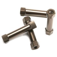 Kyosho IFW401B - Inferno SP Aluminum Radio Posts in Gunmetal - 4 Pcs