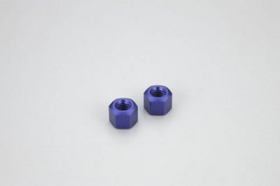 Kyosho TR127 - Aluminum Blue Anodized Wheel Nut - 2 Pcs