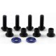 Kyosho LA256 - Steering King Pin For Ultima and Lazer - 4 Pcs