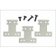 Kyosho MZW221 - FRP Rear Suspension Plate Set For MR-02 MM