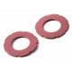 Kyosho UM571 - Ultima RB5 SP2 WC Red Slipper Sheet - 2 Pcs