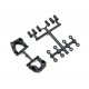 Kyosho UMW713 - Ultima RB6 Carbon Composite Front Hub Carrier Set