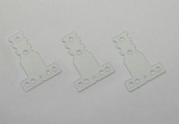 Kyosho MZW409H - FRP Hard Rear Suspention Plate MM/LM - 3 Pcs