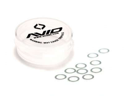 AVID 4x6x0.3mm Stainless Steel Shim 10 Pcs - AV-SHIM-SS-4603
