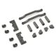 FTX FTX7413 - IBEX Servo Maunt and Retainer and Steering Rods