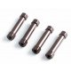 Kyosho IFW402B - Inferno SP Aluminum Wing Stay Collars - Gunmetal