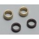 Kyosho LA253GM - Rear Axle Aluminum Spacers Gunmetal for -4.7 Offset