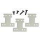 Kyosho MZW222 - FRP Rear Suspension Plate Set for MR-02 RM