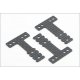 Kyosho MZW404 - Carbon Rear Suspension Plate Set RM/HM