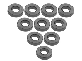 3Racing Aluminium M3 Flat Washer 1.5mm 10 Pcs - 3RAC-WF315/TI
