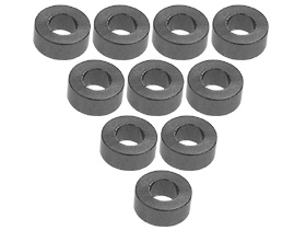 3Racing Aluminium M3 Flat Washer 2.5mm 10 Pcs - 3RAC-WF325/TI