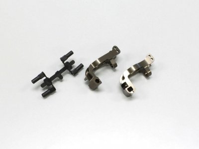 Kyosho IFW436 - MP9 Aluminum Front Hub Carrier Set 16 Deg. Caster