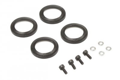 Kyosho IFW469-01 - Aeration Shock Cap Seals Set - 4 Pcs