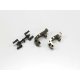 Kyosho IFW436 - MP9 Aluminum Front Hub Carrier Set 16 Deg. Caster