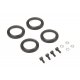 Kyosho IFW469-01 - Aeration Shock Cap Seals Set - 4 Pcs