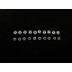 PN Racing 183000 - 130 Motor Armature Shim Set - 20 Pcs