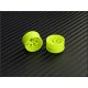 PN Racing 288YR2 - Mini-Z 2WD Machine Cut BBS Rear Wheel R2 - Yellow