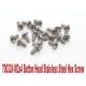 PN Racing 700324 - M2x4 Button Head Stainless Steel Hex Machine Screw - 20 Pcs