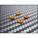 PN Racing 700507 - Aluminum M2 Countersunk Washer Orange - 4 Pcs