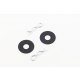 Beta BE4503 - Carbon Fiber Body Post Washer with Clips - 2 Pcs