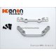 PN Racing MR2003S - Mini-Z MR02 Alm Front Tower Bar Set MR-02 0.5 Caster - Silver