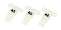Kyosho MZW437H - FRP Rear Suspension Plate Mini-Z MR03 MM-LM 0.5 Hard - 3 Pcs