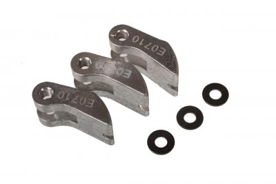 Mugen E0710 - Hard Alum Clutch Shoes - 3 Pcs
