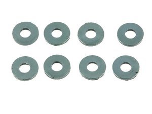 Mugen H0181B-G - 3mm Spacer 1.0mm Thick Gray - 8 Pcs