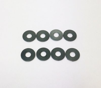 Mugen H0181A-G - 3mm Spacer 0.5mm Thick Gray - 8 Pcs