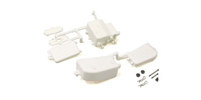 Kyosho IFF001WB - Receiver and Battery Box Kyosho Inferno MP9, MP10 - White