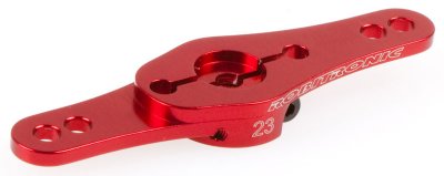 Robitronic 23T Double Arm Servo Alu Red - R17011R